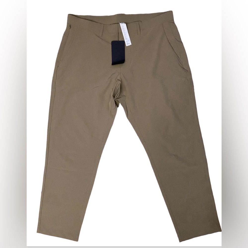 Fabletics Men's The Only Pant, External Pocket, Water-Repellent, 38/30 NWT tan - Picture 8 of 8